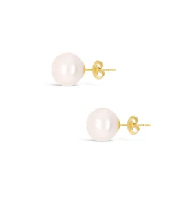 Power Pearl Stud Earring 9ct Gold