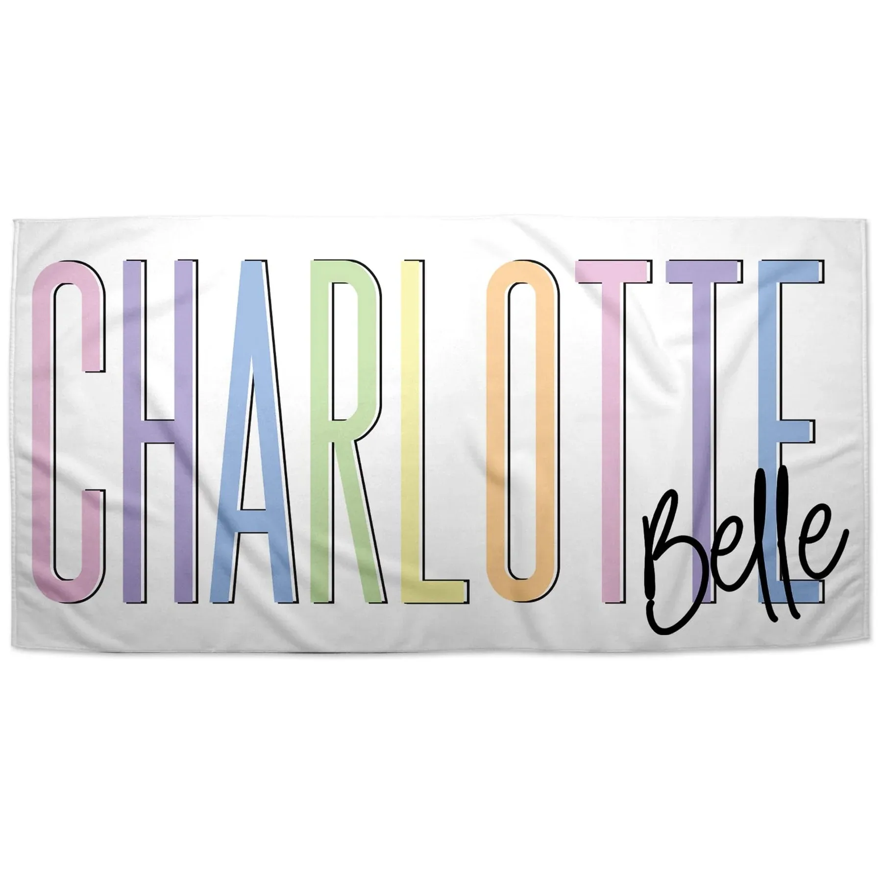 (PRE-ORDER) PERSONALIZED BEACH TOWELS | VARIOUS STYLES