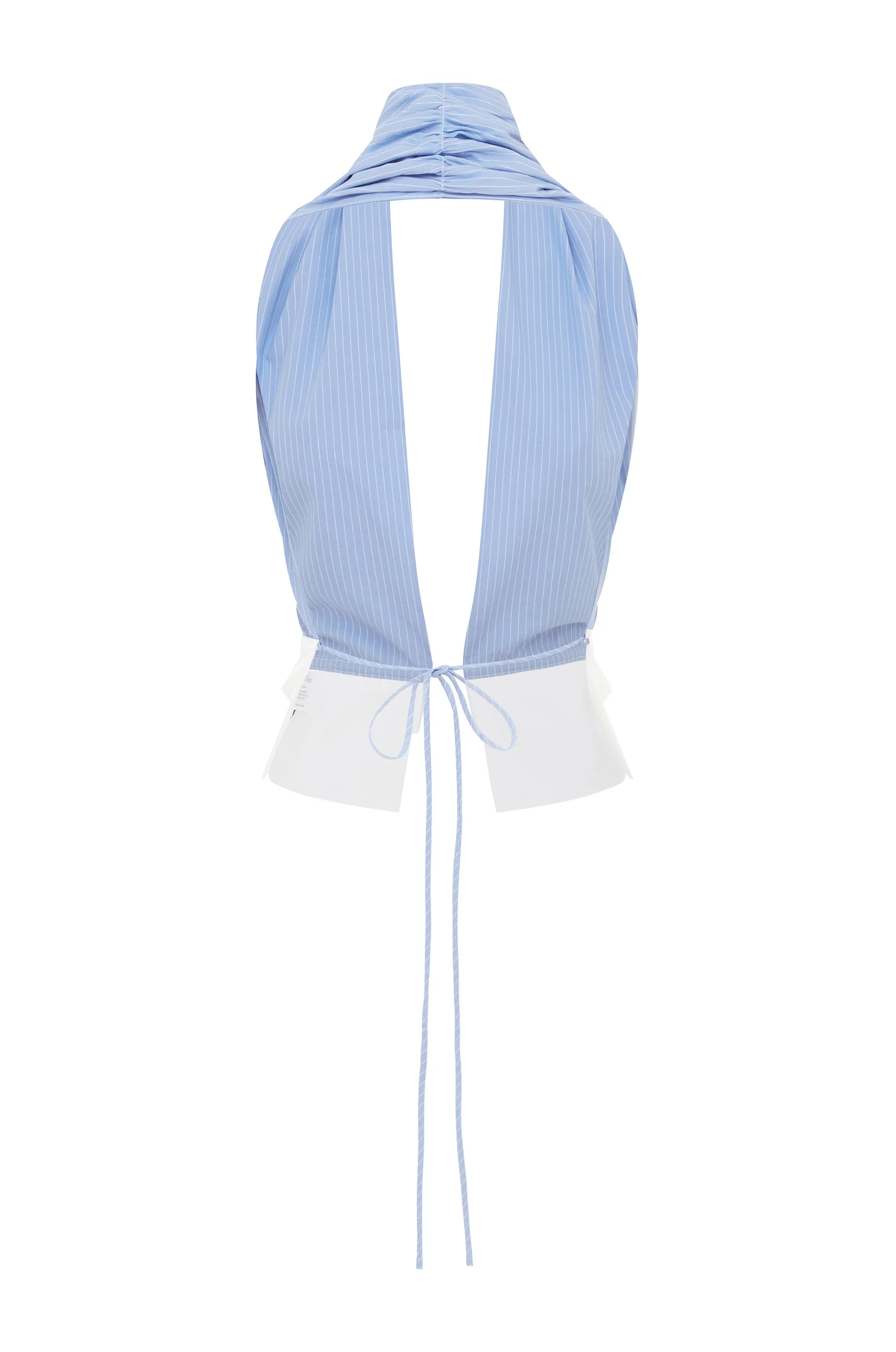 Quinn Top | Blue Pinstripe