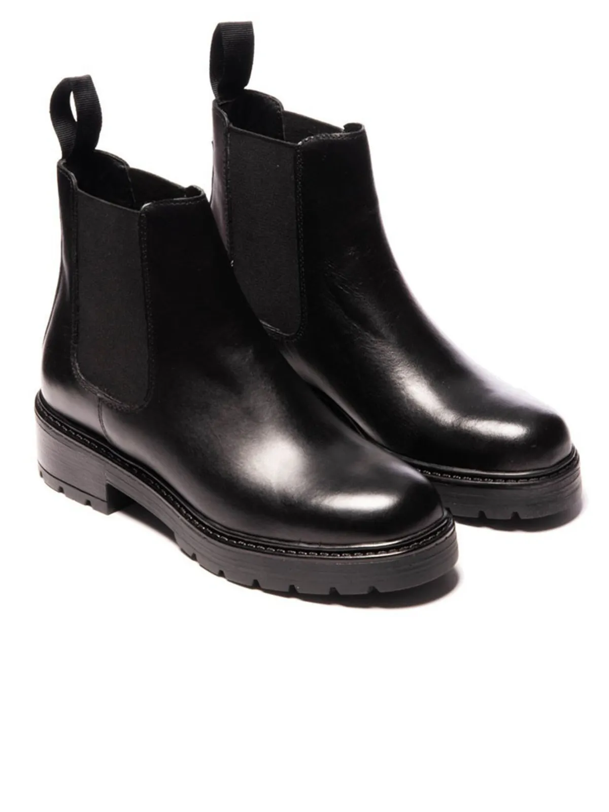 Sarno Leather Boots - Black