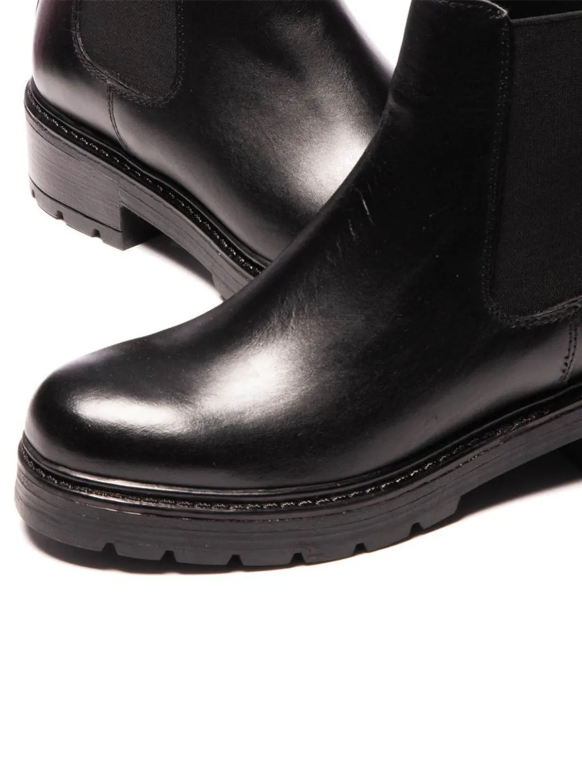 Sarno Leather Boots - Black