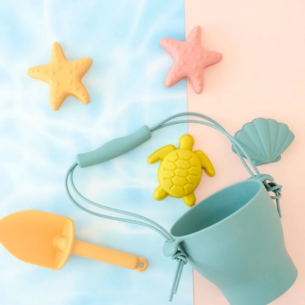 silicone beach toy set