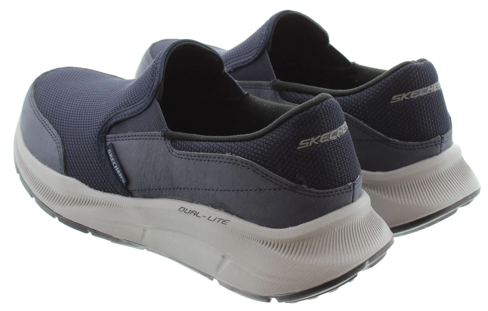 SKECHERS Mens 232515 Equalizer Slip On Shoes In Navy