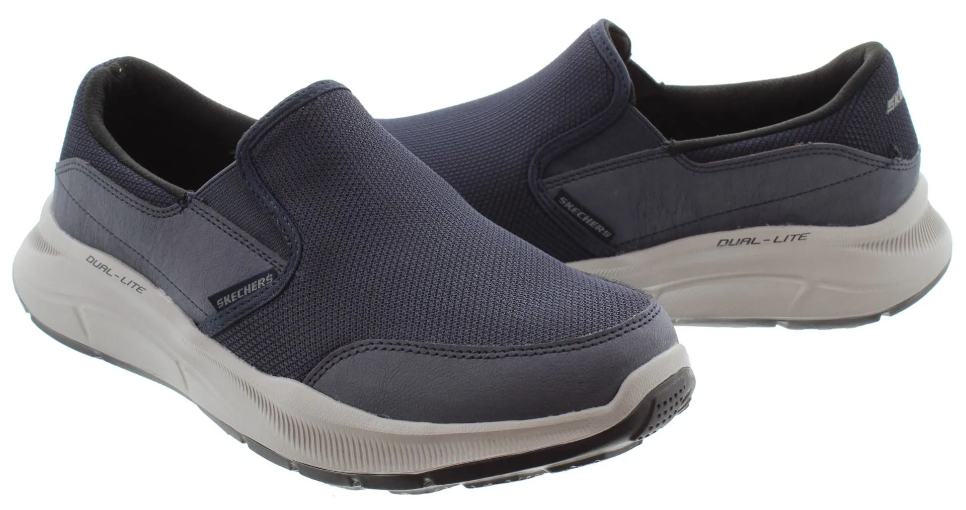 SKECHERS Mens 232515 Equalizer Slip On Shoes In Navy