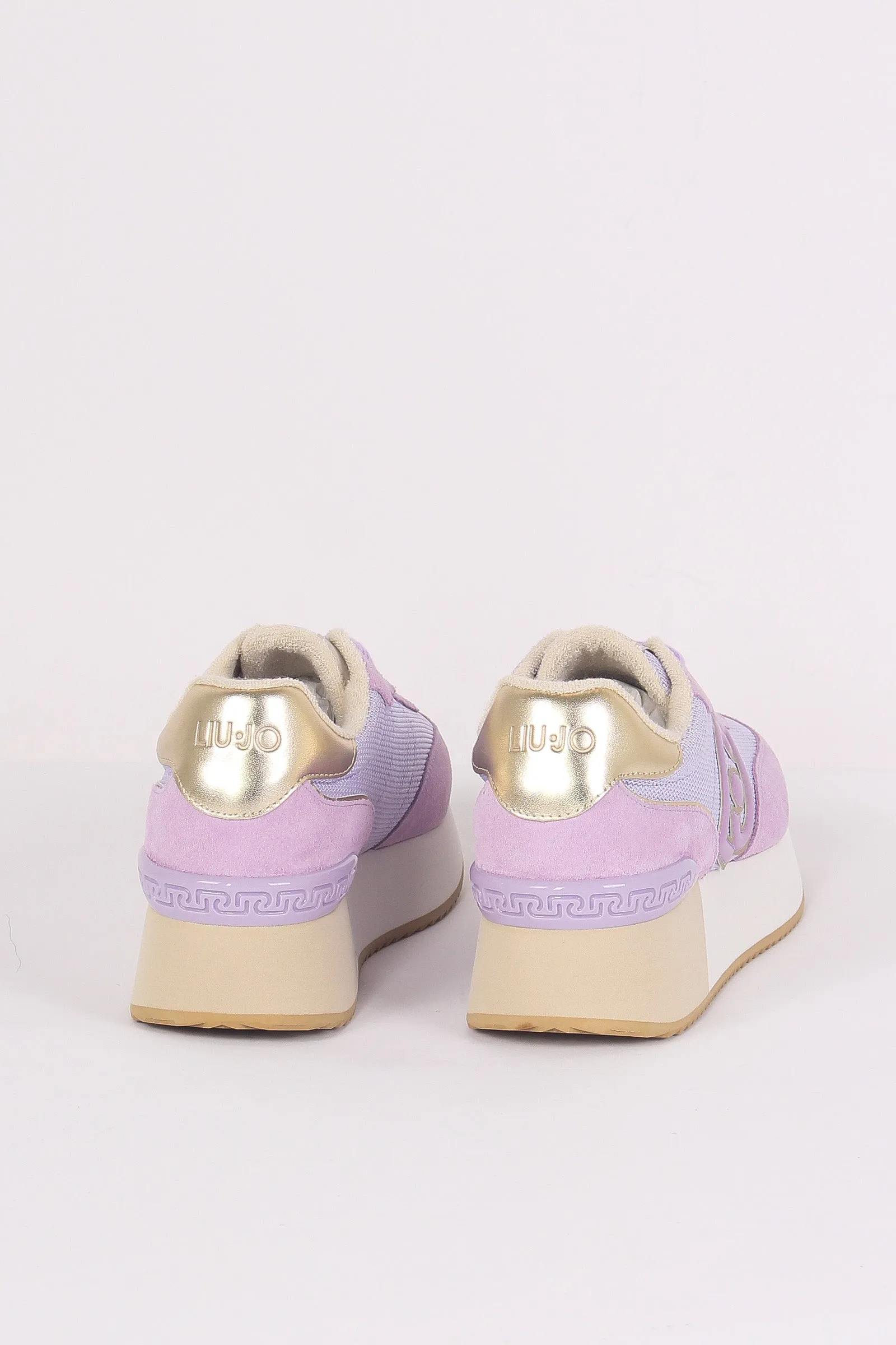 Sneaker Dreamy Suede Mesh Lilla/gold