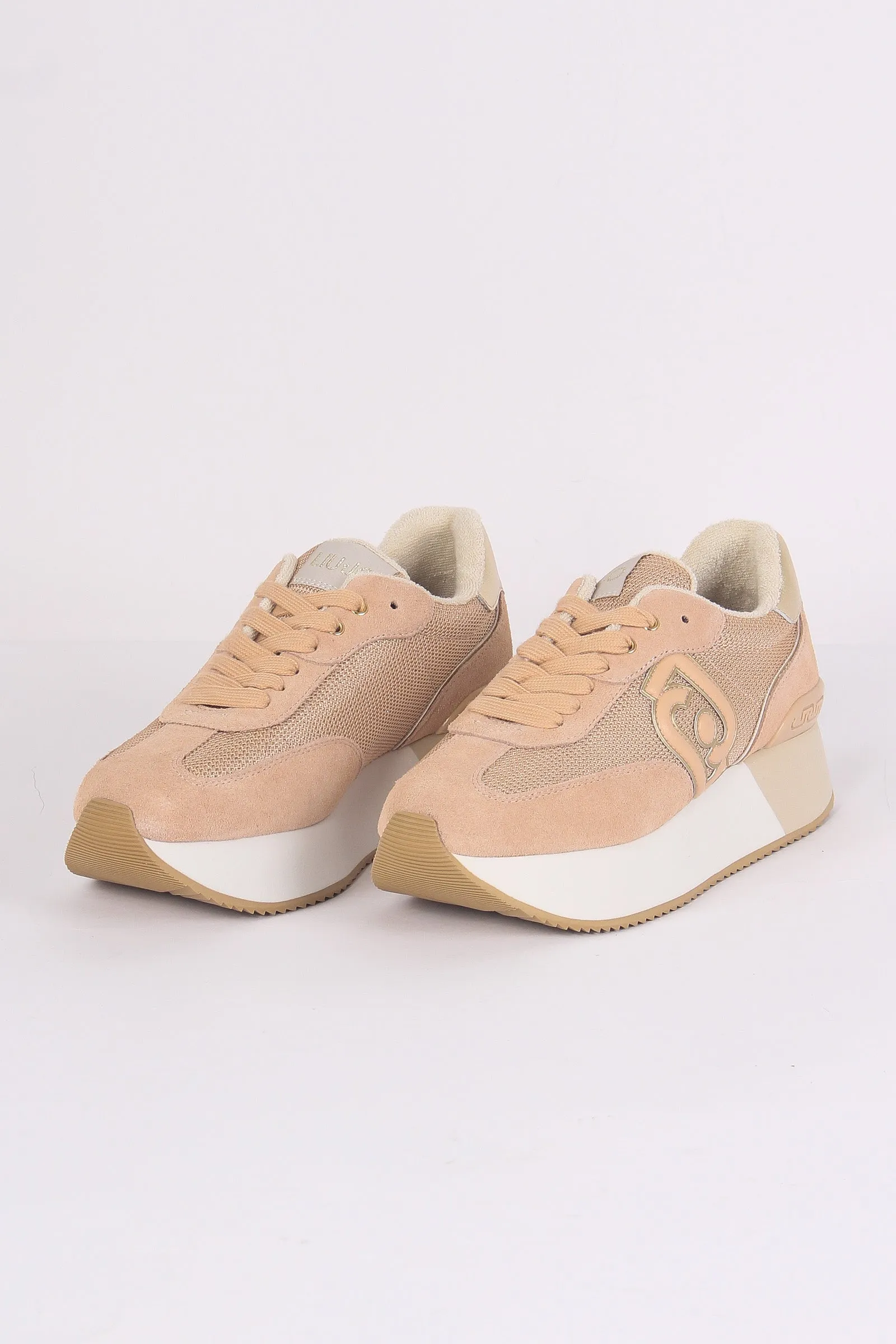 Sneaker Dreamy Suede Mesh Papaya/gold