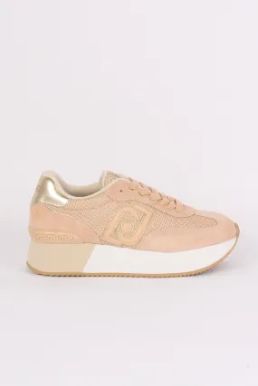 Sneaker Dreamy Suede Mesh Papaya/gold