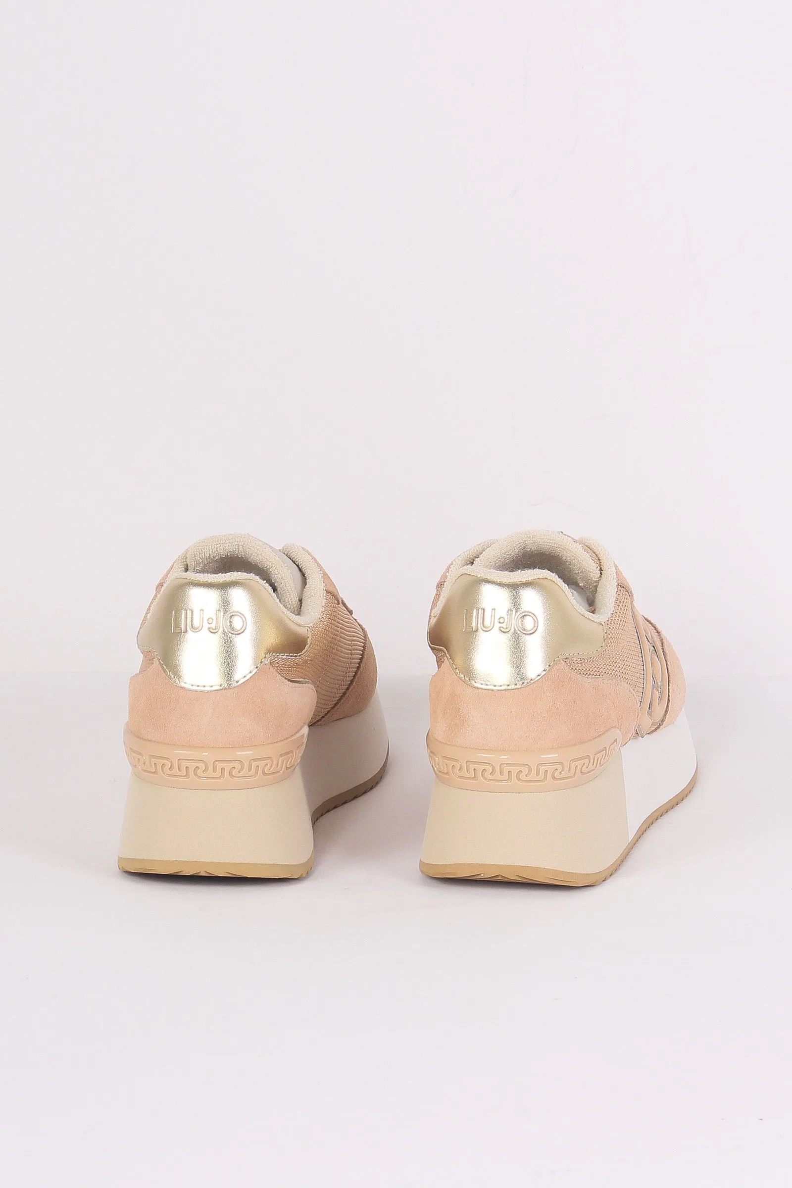 Sneaker Dreamy Suede Mesh Papaya/gold