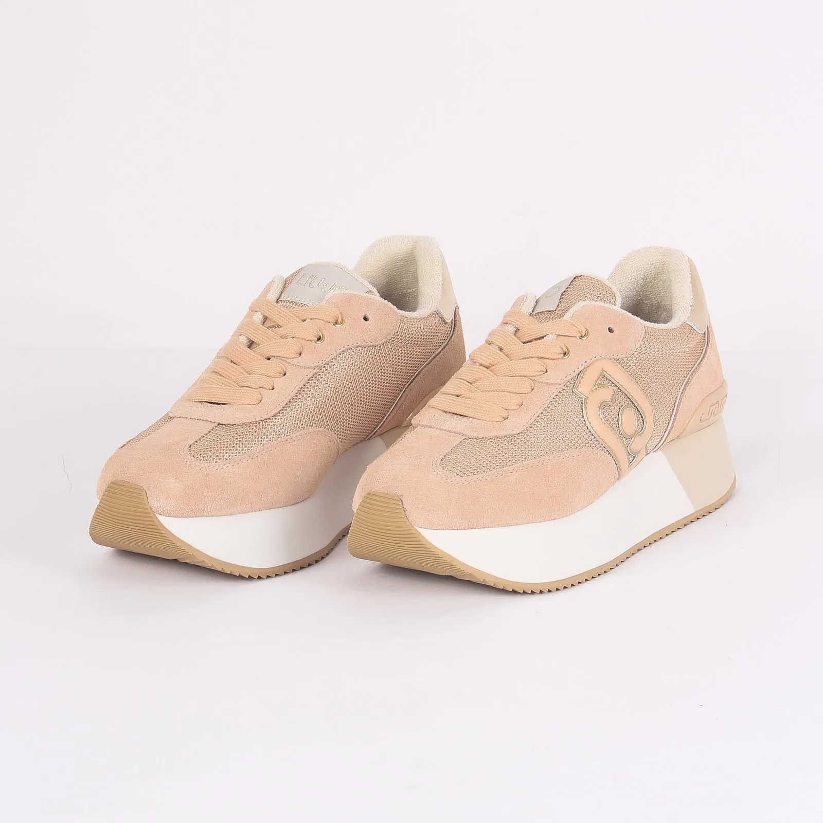 Sneaker Dreamy Suede Mesh Papaya/gold