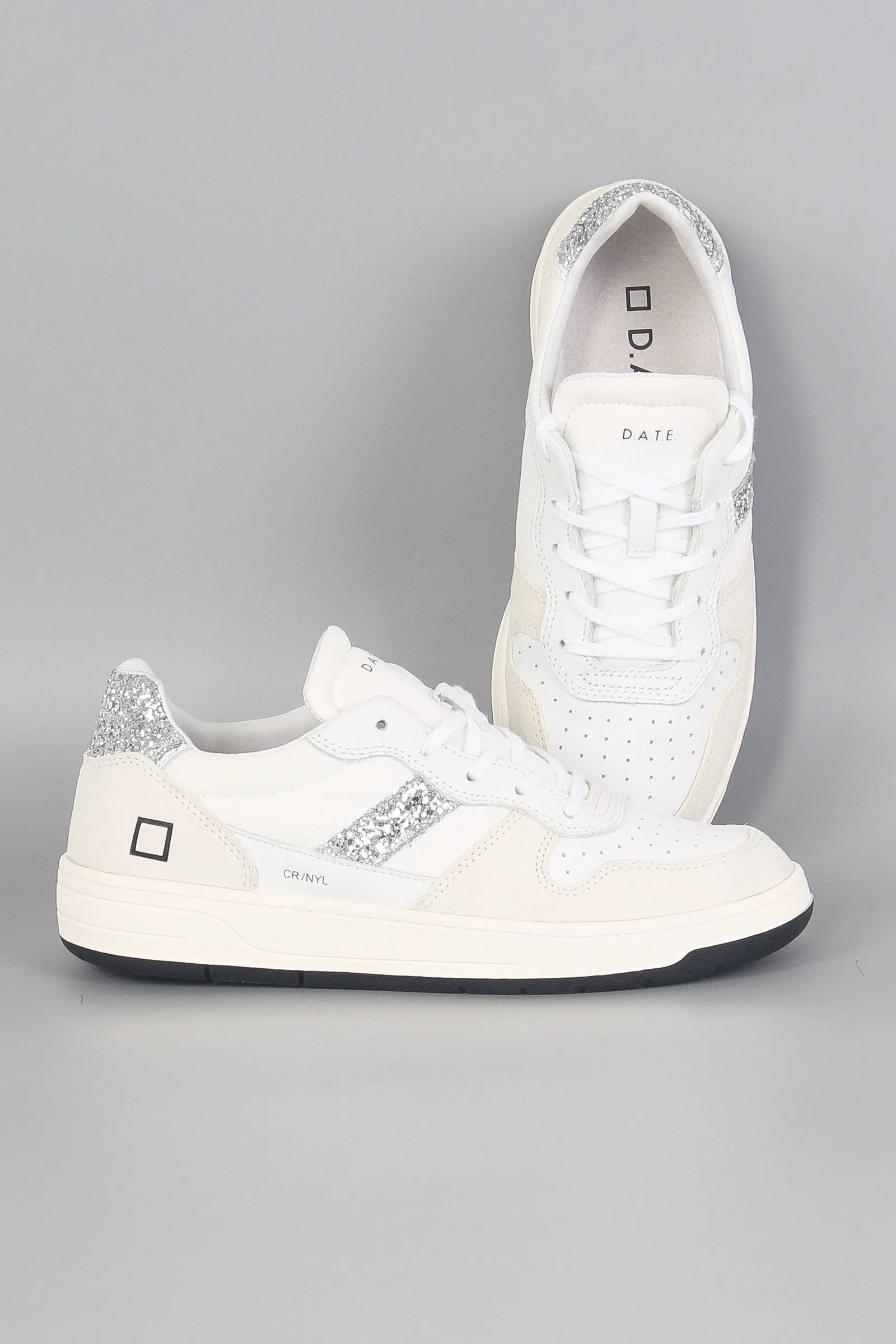 Sneaker Nylon Court 2.0 White/glitter