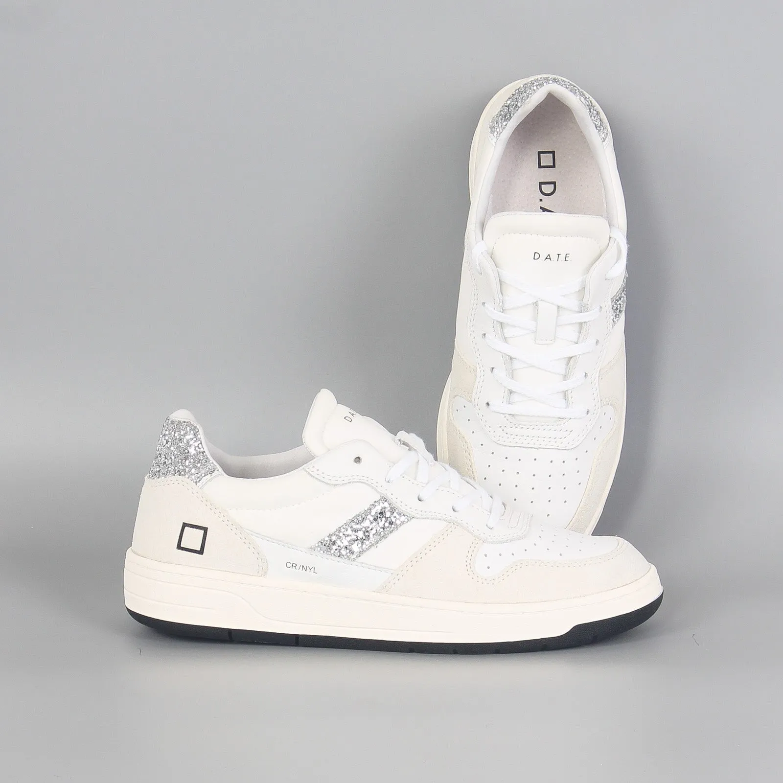 Sneaker Nylon Court 2.0 White/glitter