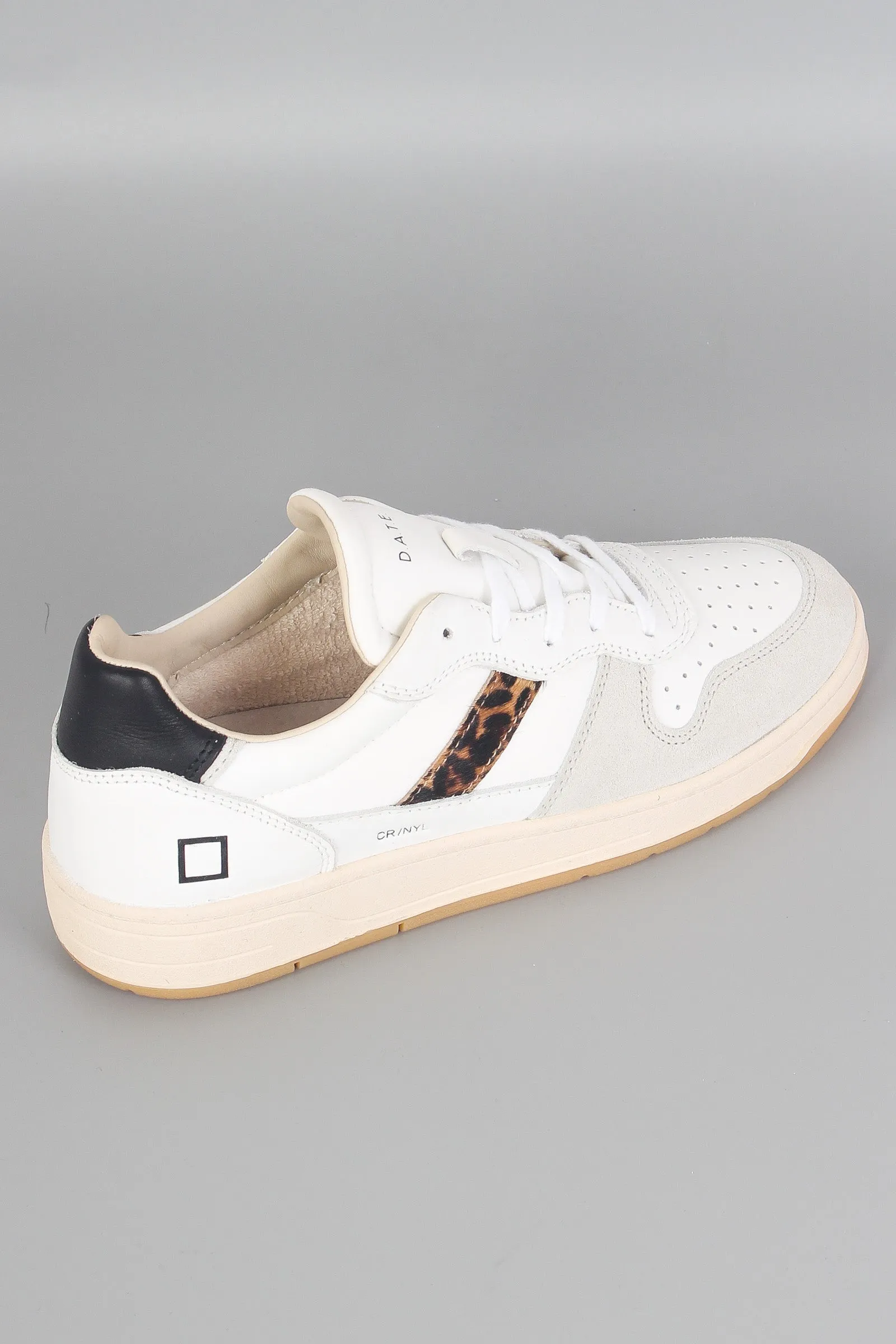 Sneaker Nylon Court 2.0 White/leopard