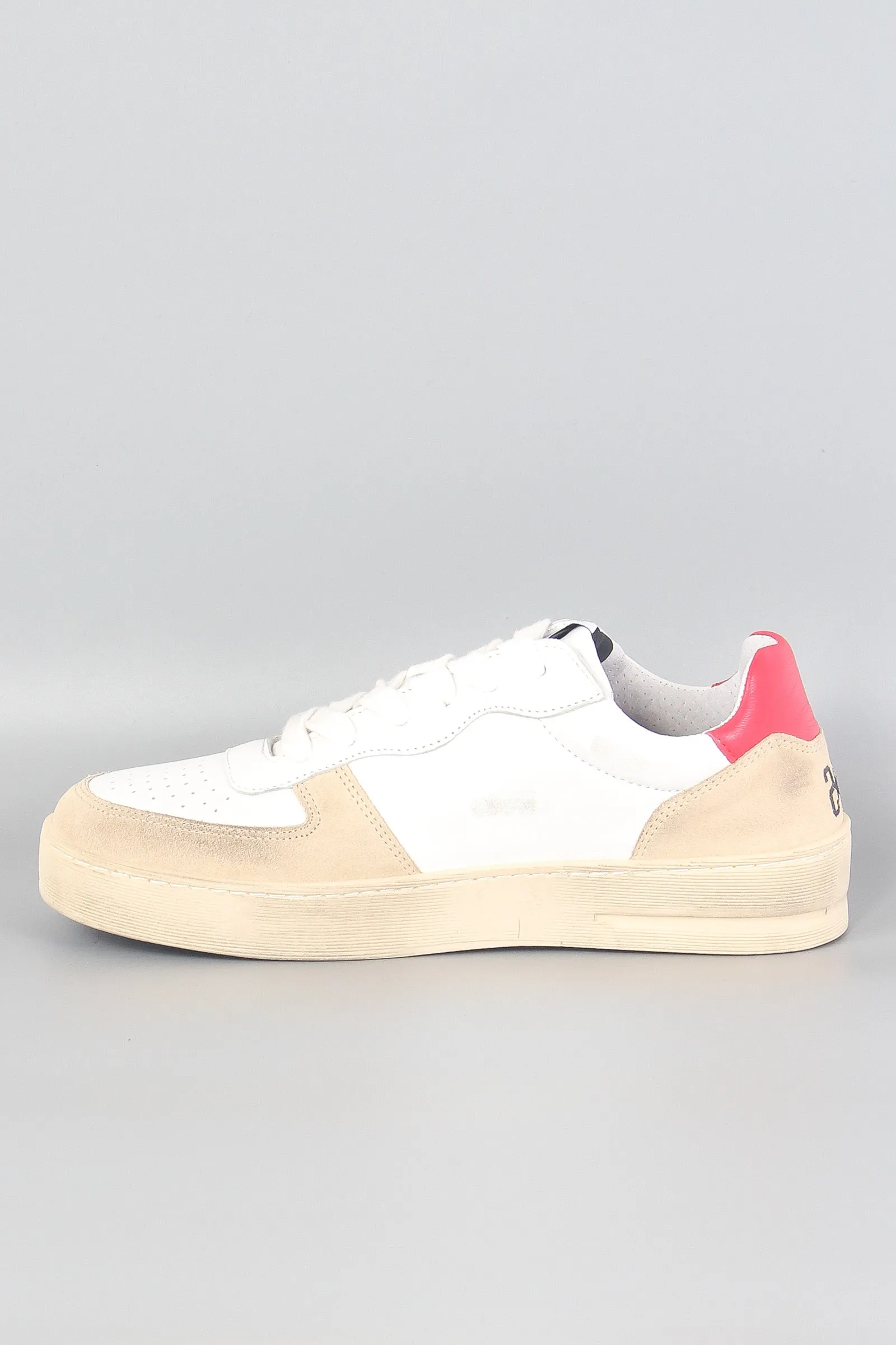 Sneaker Padel Star Bianco/beige/rosso