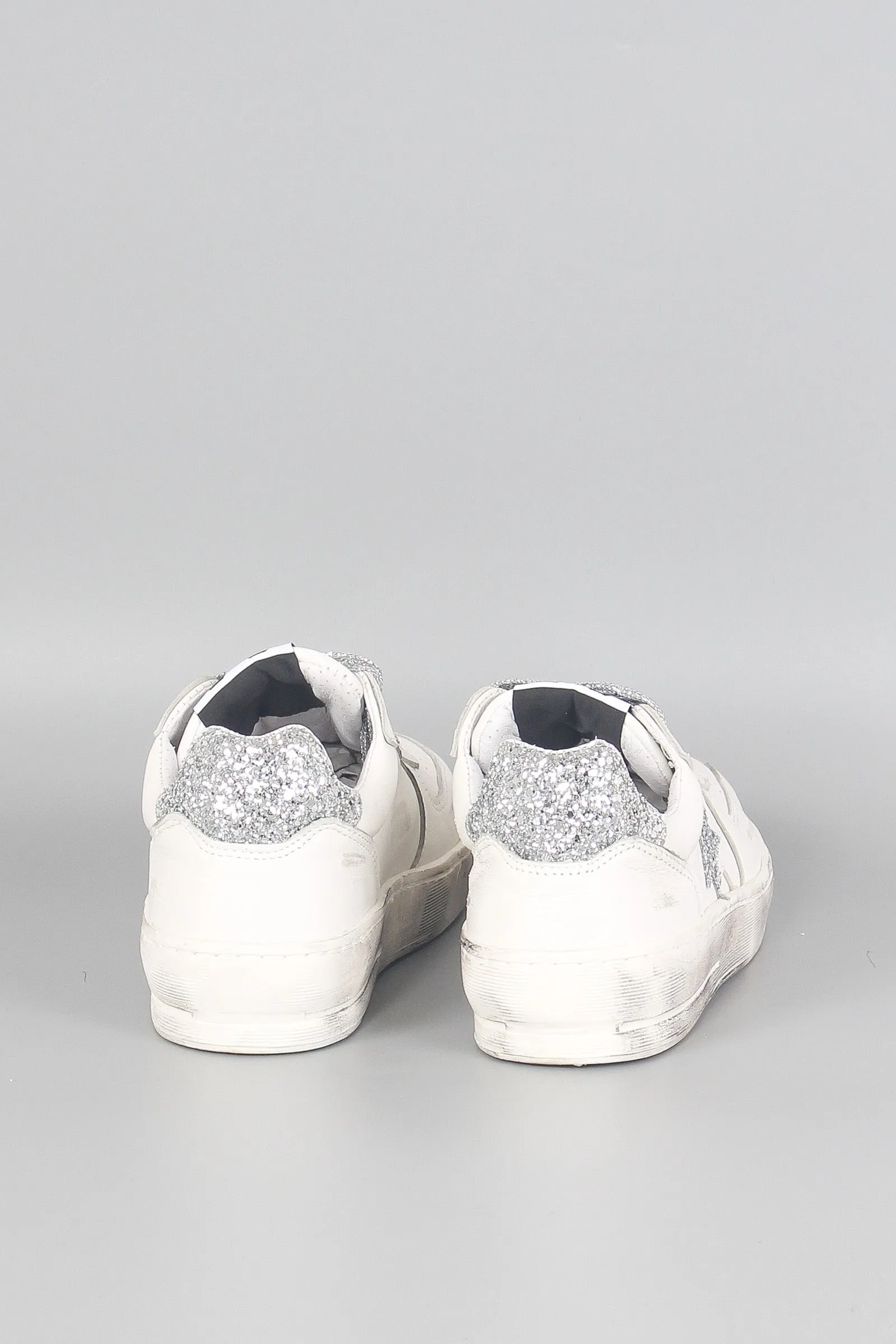 Sneaker Padel Star Glitter Bianco/argento