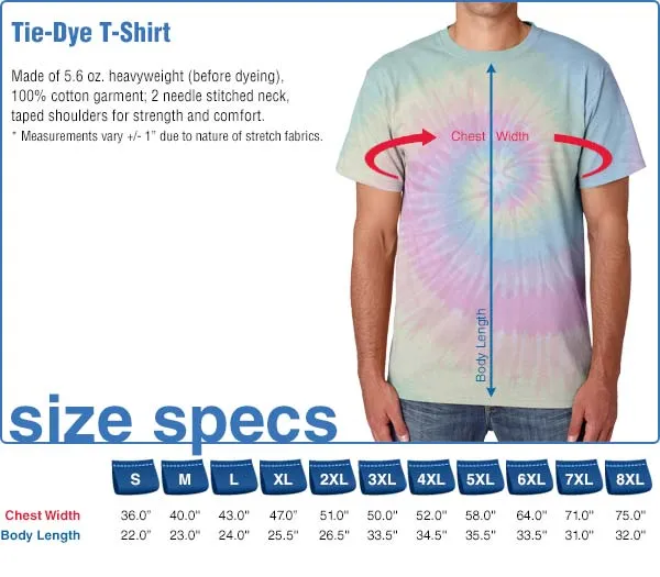 Space Double Sided Tie-Dye T-Shirt