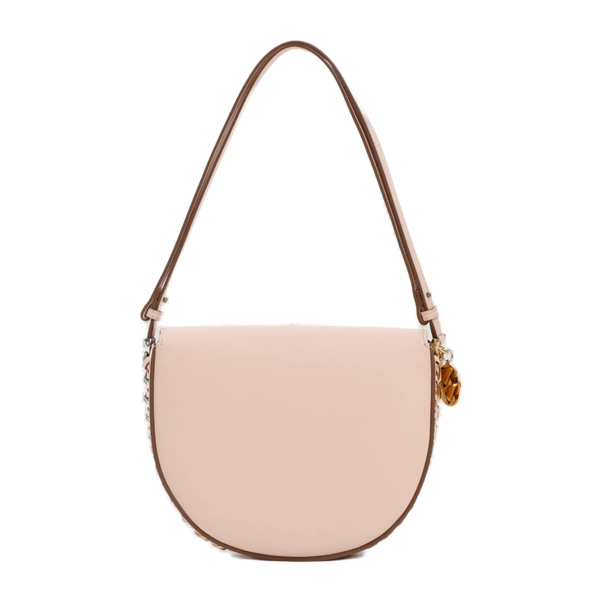 Stella McCartney Chain-Trimmed Foldover Top Shoulder Bag