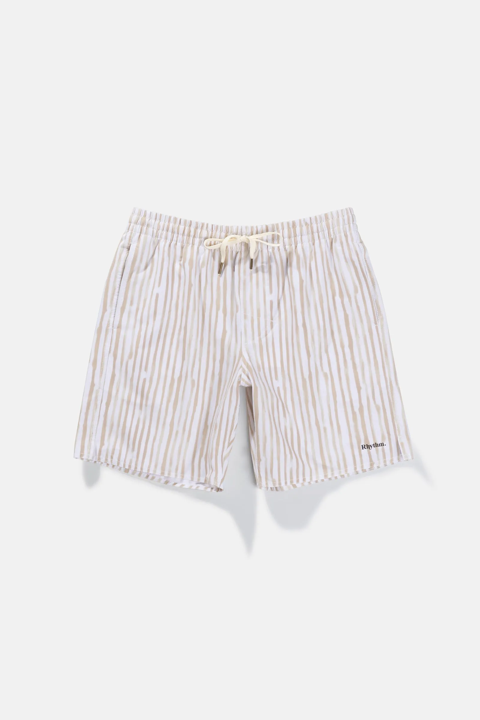 Striped Beach Short Camel