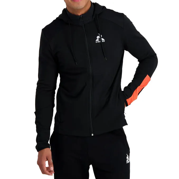 SWEATSHIRT TRAINING PERFORMANCE Man Black Orange 