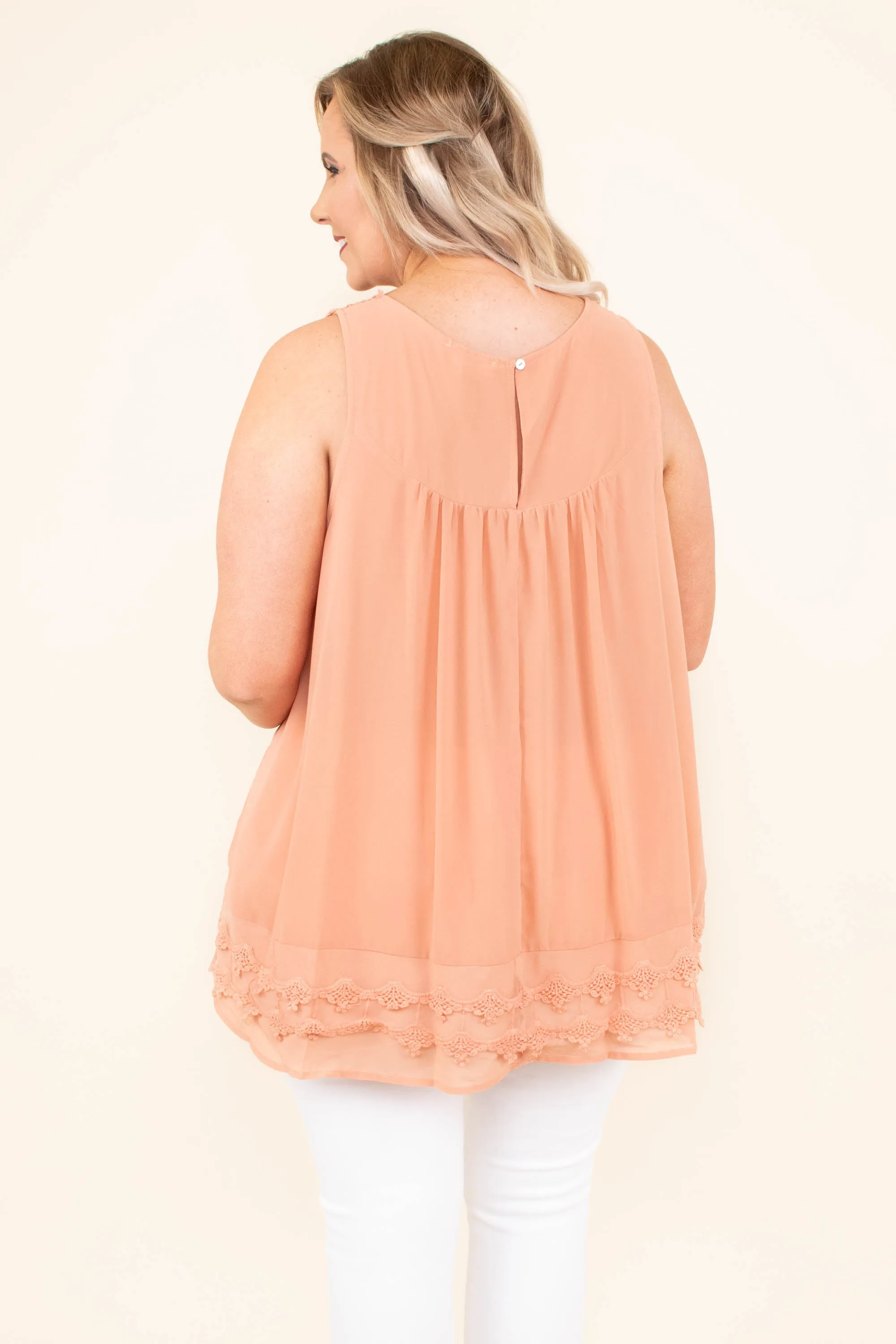 Sweet Charm Tank, Blush