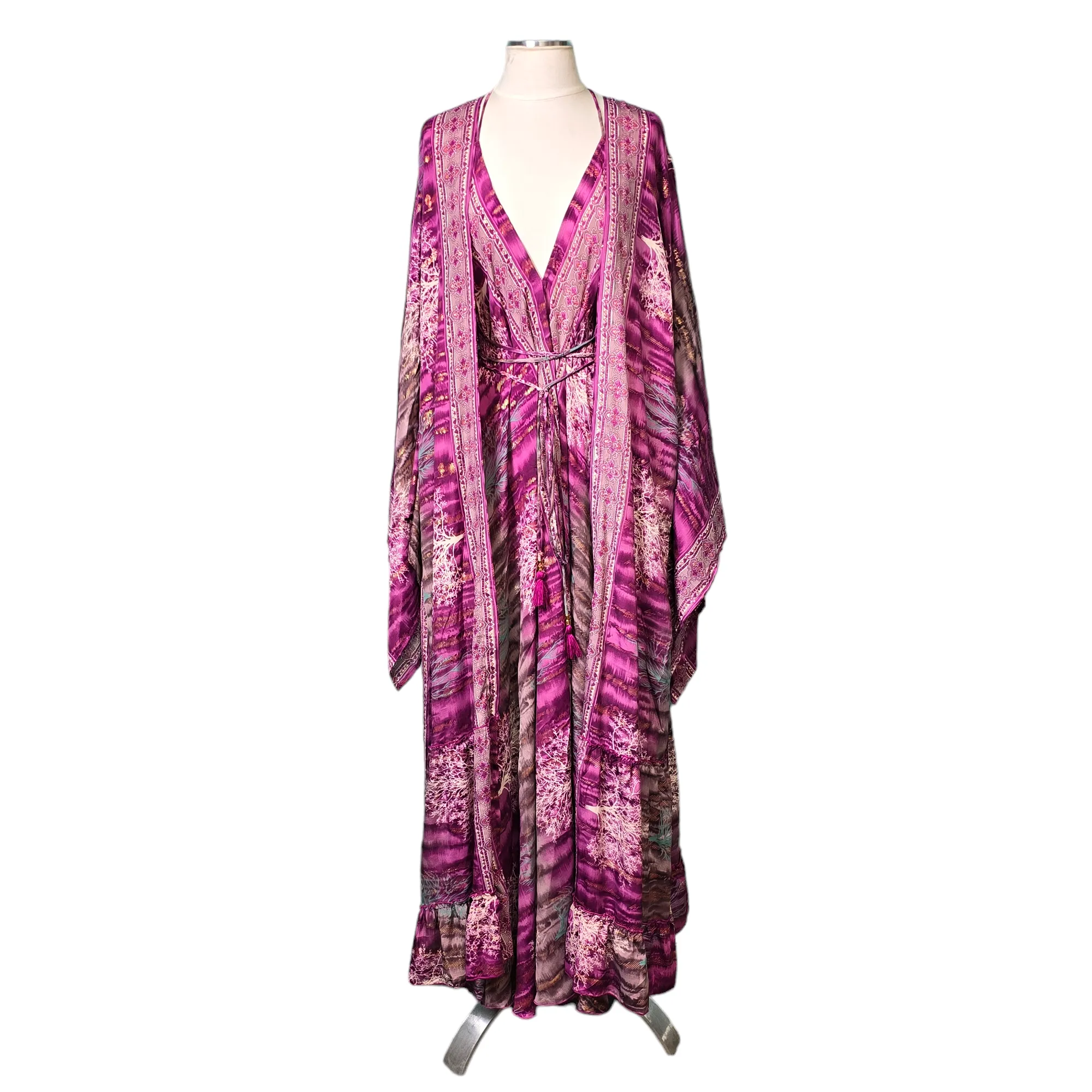 The Purple Tree of Life Kimono Collection