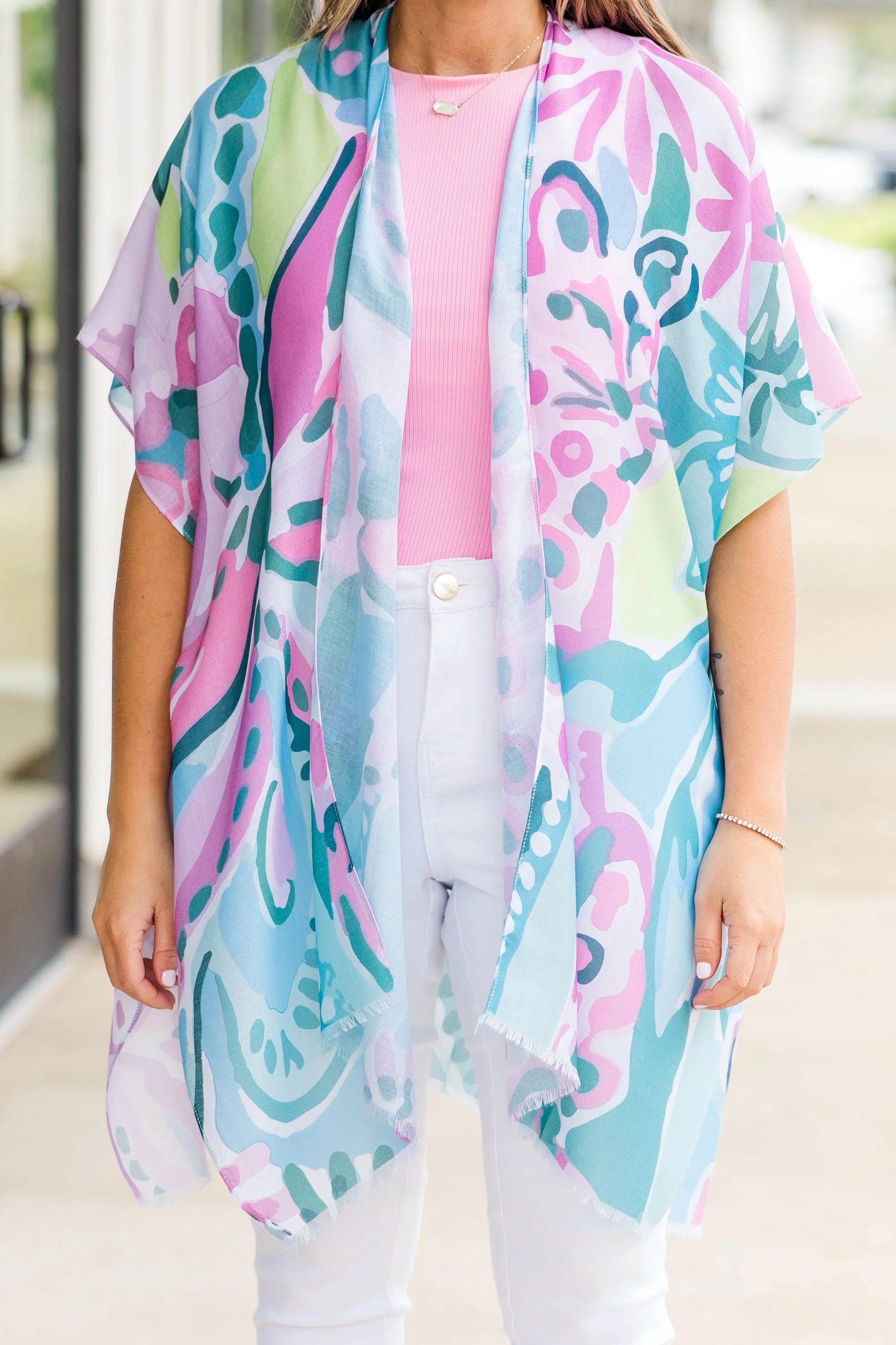 Today Will Be Ours Kimono, Blue