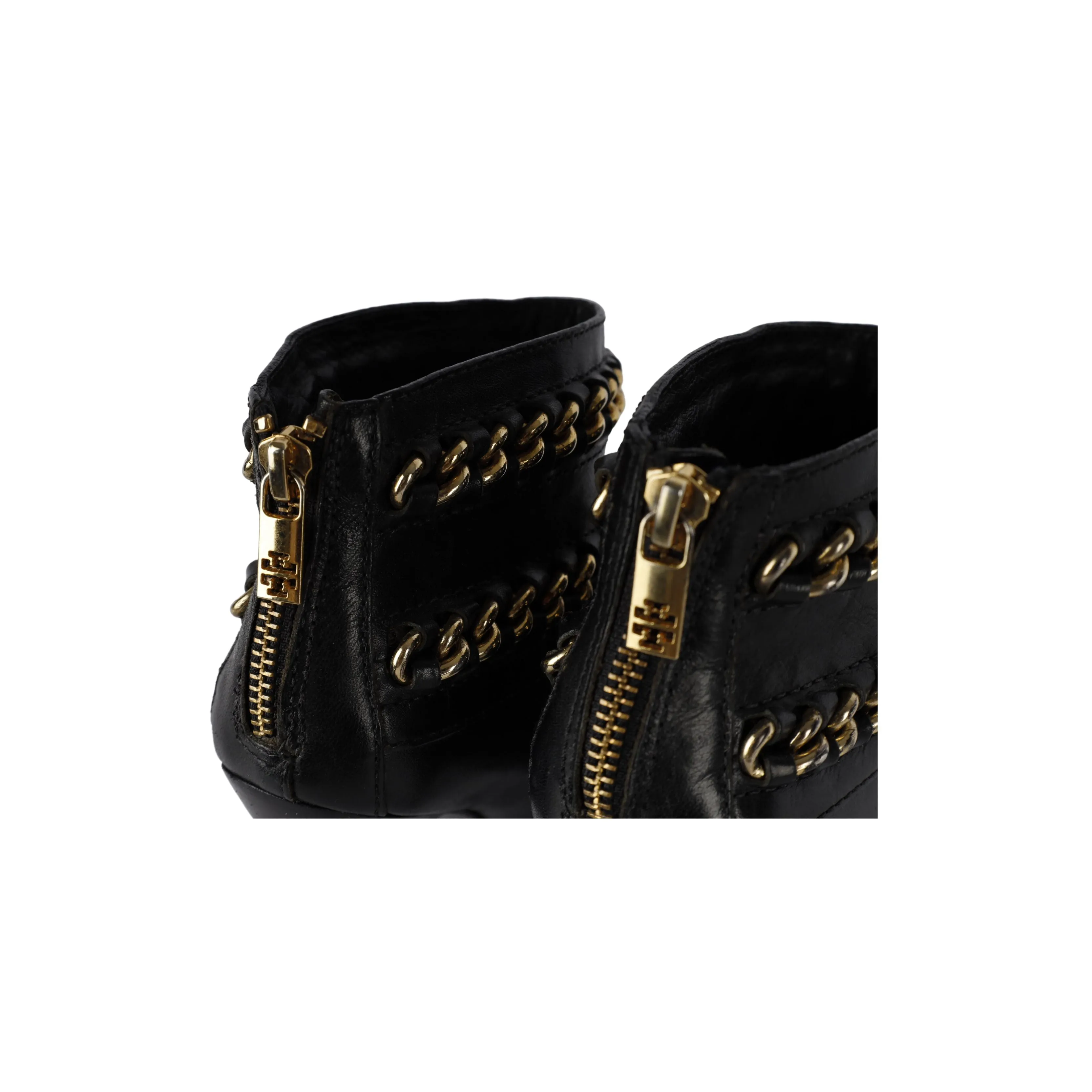 Tory Burch Ankle Boots with Chain Details - '10s