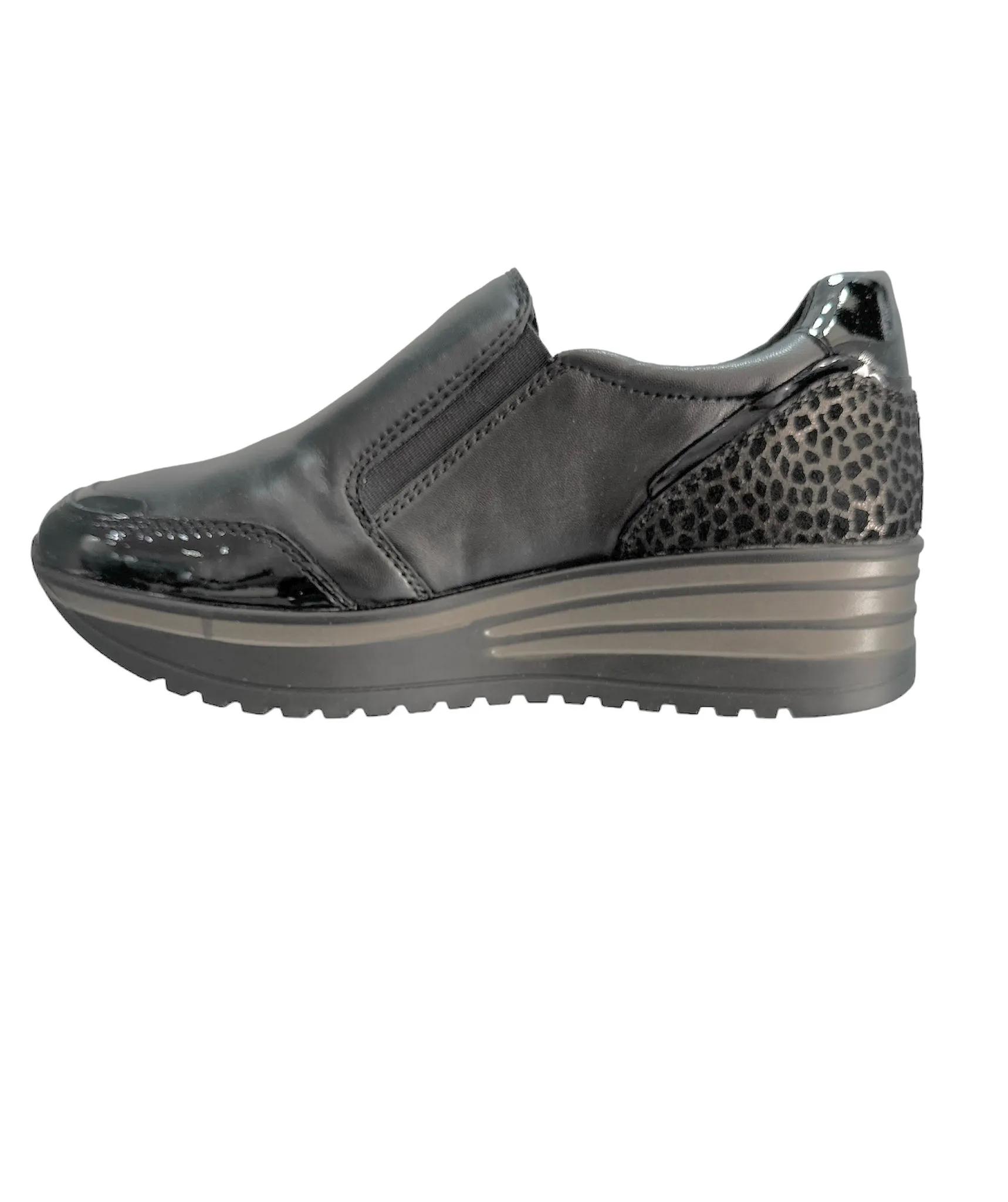 Valleverde Sneaker Donna vitello nero 36260A