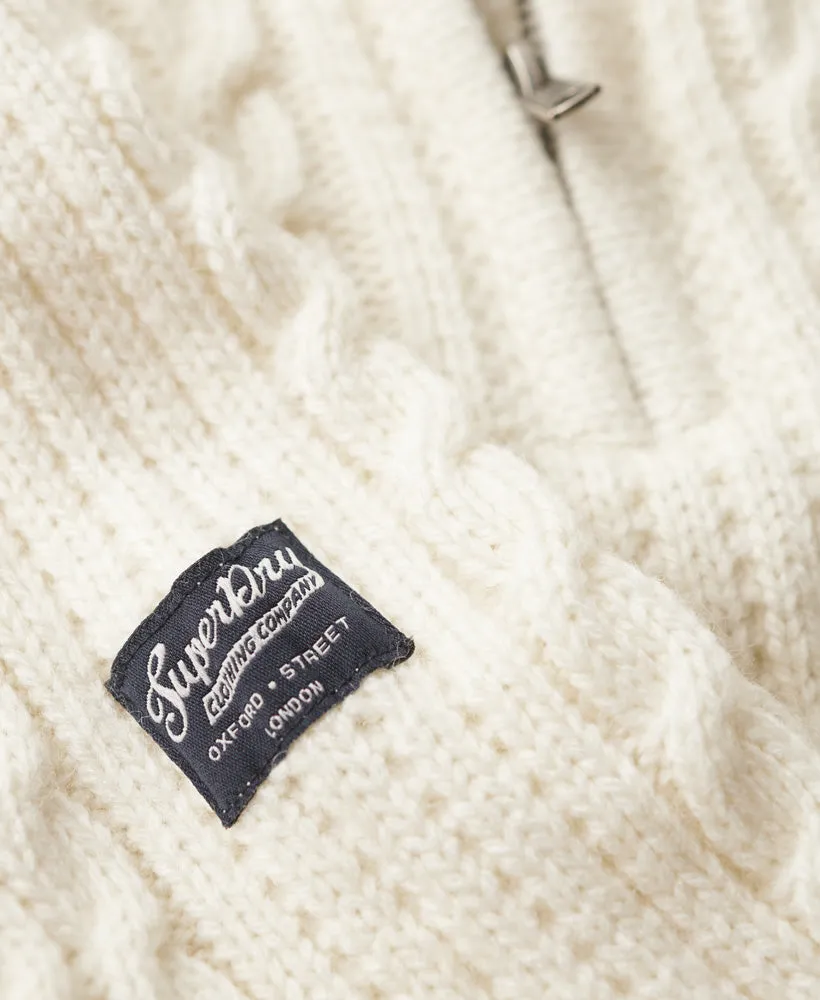 Vintage Jacob Henley Jumper | Winter White