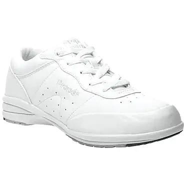 Washable Walker White Leather Lace Ups