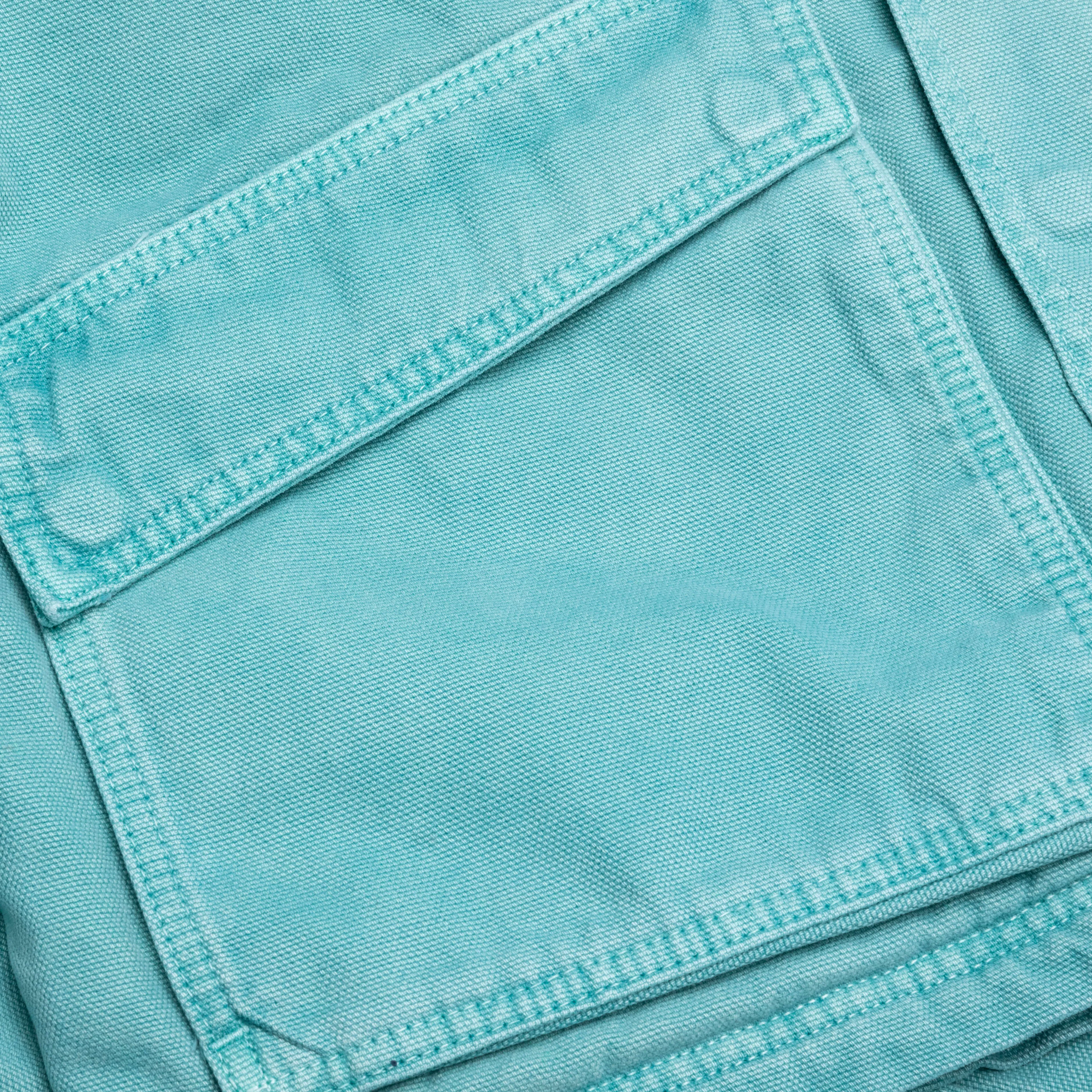 Washed Canvas Shop Jacket - Teal