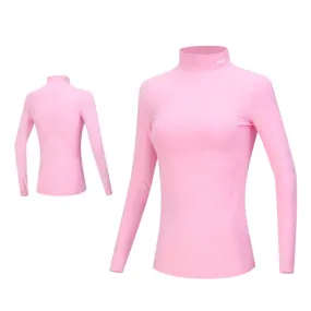 Women's Shirt Long Sleeve Bottoming-Shirt Ladies Slim Fit