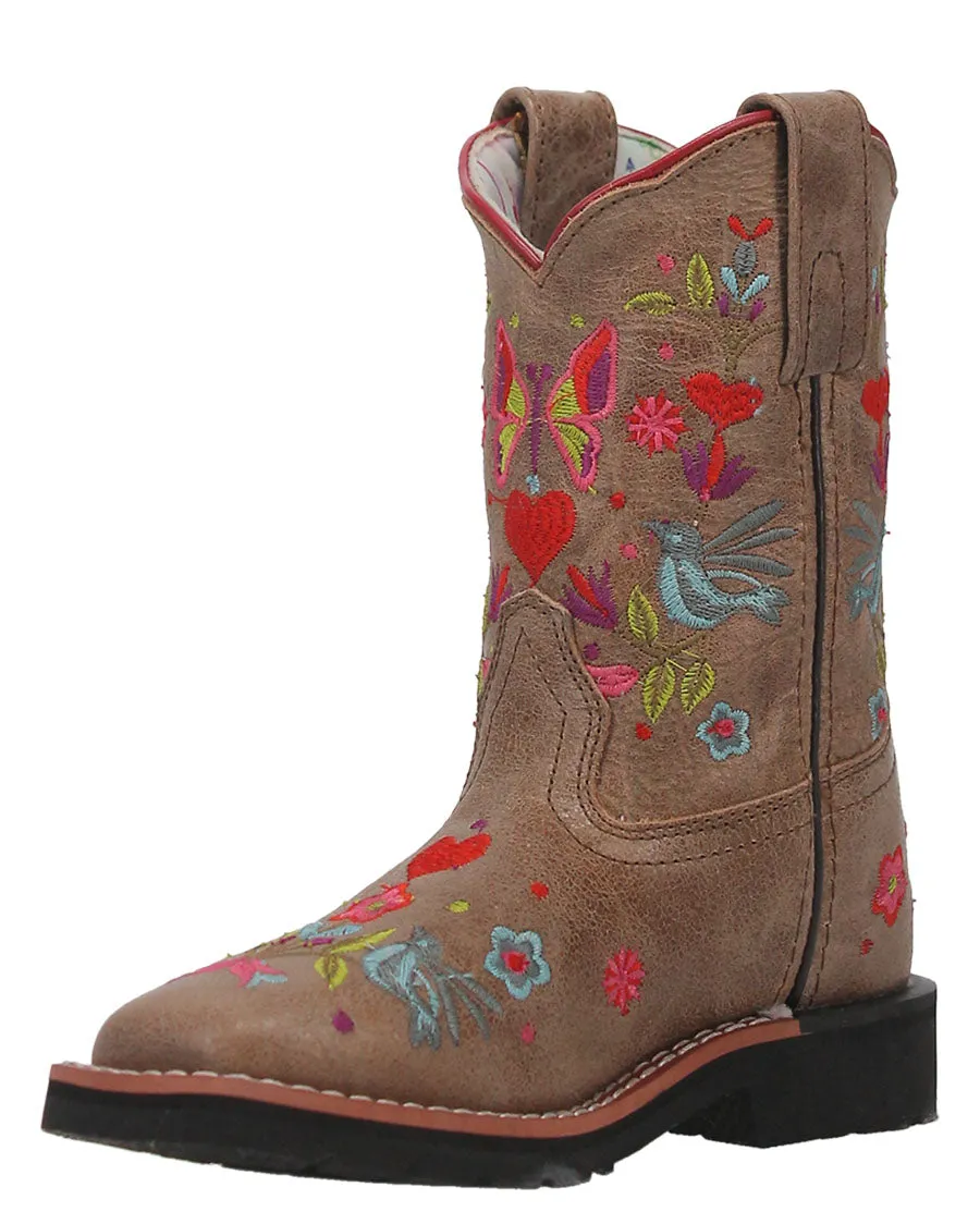 Youth Fleur Western Boots