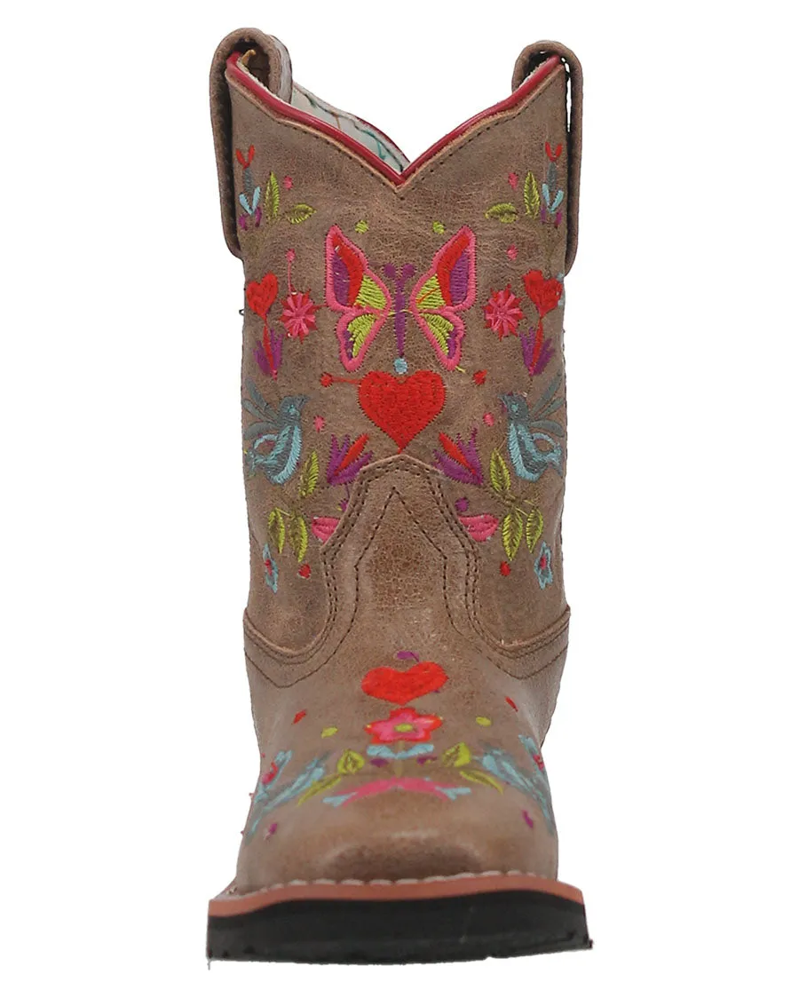 Youth Fleur Western Boots